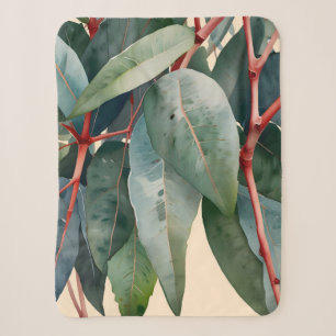 Minimalistische Eukalyptus Botanische Kunst Sherpadecke