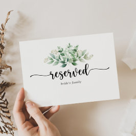 Minimalistische Eukalyptus-Redding vorbehalten