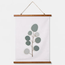 Minimalistische Eukalyptus Zweig Minimalistisches