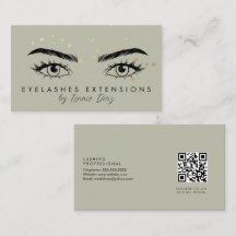 Minimalistische Eyelashes Extensions Salon Foil St