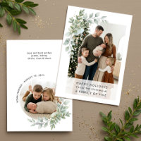 Minimalistische Familie mit fünf Personen zum erst