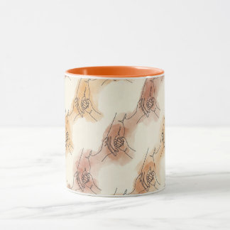 Minimalistische Familienbindung Tasse