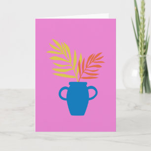 Minimalistische farbenfrohe Pflanzenillustration i