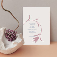 Minimalistische Florale Hochzeit | Mauve & Staubbl