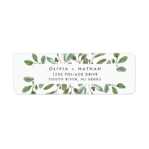 Minimalistische Foliage Hochzeit