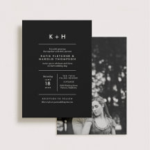 Minimalistische Foto-Hochzeit