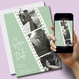 Minimalistische Fotoautomaten Save-the-Date-Einlad Save The Date