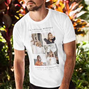 Minimalistische Fotocollage In Liebender Erinnerun T-Shirt