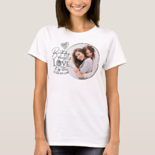 Minimalistische Fotogeschenke für Schwägerin T-Shirt