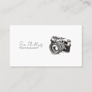 Minimalistische Fotografie Fotograf Bild Visitenkarte