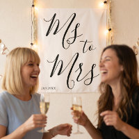 Minimalistische Frau an Frau Brautparty Foto Prop