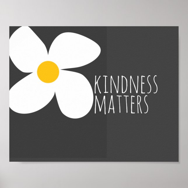 Minimalistische Freundlichkeit ist wichtig für abs Poster (Vorne)