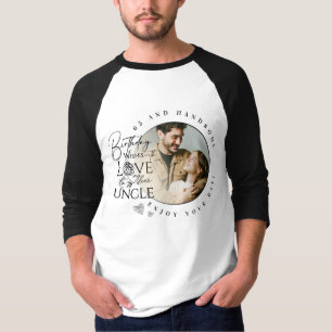 Minimalistische Geburtstagsgeschenke für Onkel T-Shirt