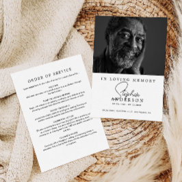 Minimalistische Gedenkstätte, Feier zum Leben und  Programm