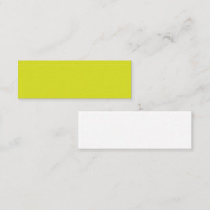 Minimalistische gelbe Geschäftskontaktkarte Telefonnummerkarte