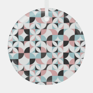 Minimalistische Geometrie, skandinavische Kunst. Ornament Aus Glas