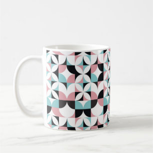 Minimalistische Geometrie, skandinavische Kunstwer Kaffeetasse