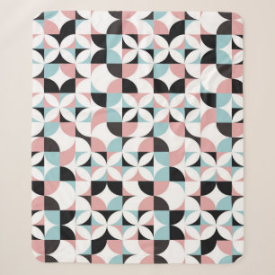 Minimalistische Geometrie, skandinavische Kunstwer Sherpadecke