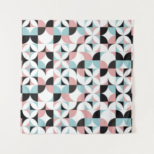 Minimalistische Geometrie, skandinavisches Kunstwe Wandteppich