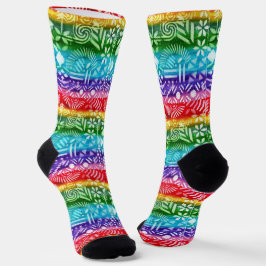 Minimalistische geometrische Gestaltsocken Socken