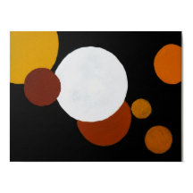 Minimalistische geometrische Kunst im Mid-Century-