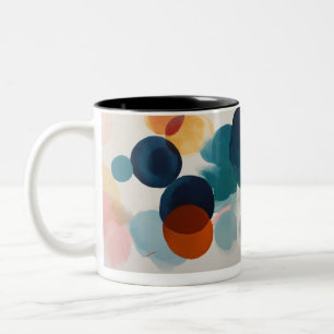 Minimalistische geometrische Muster - Zwei-Tone-Ta Zweifarbige Tasse