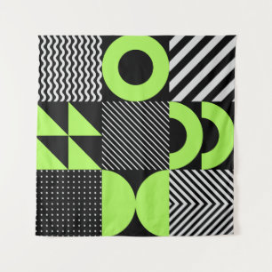 Minimalistische geometrische, skandinavische Vinta Wandteppich