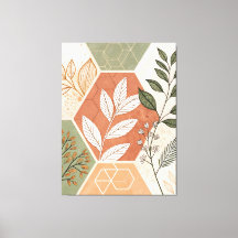 Minimalistische geometrische und botanische Stretc