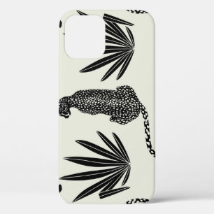 Minimalistische Gepard-Illustration Vintage Case-Mate iPhone Hülle