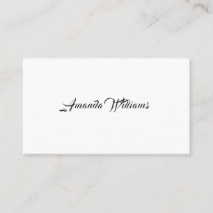 Minimalistische Geschäfts-Karten Visitenkarte