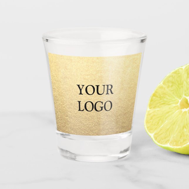 Minimalistische Geschenkidee für kundenspezifische Schnapsglas (Vorderseite)