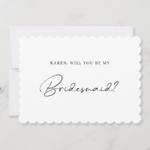 Minimalistische, geschossene Bräunungskarte Einladung