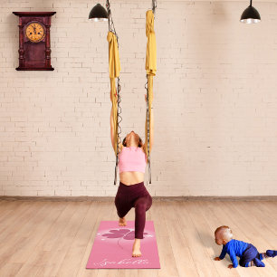 Minimalistische Glücksklee-Yogamatte Yogamatte