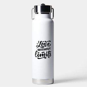 Minimalistische Graffiti-Motivation Trinkflasche