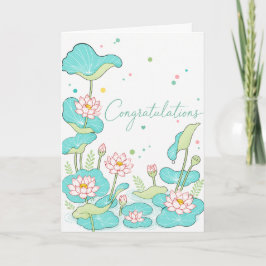 Minimalistische Gratulation Karte