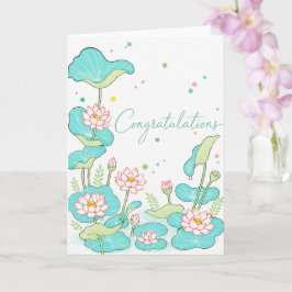 Minimalistische Gratulation Karte