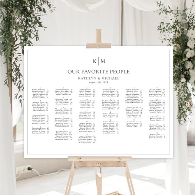 Minimalistische Grenzhochzeit Poster (Von Creator hochgeladen)