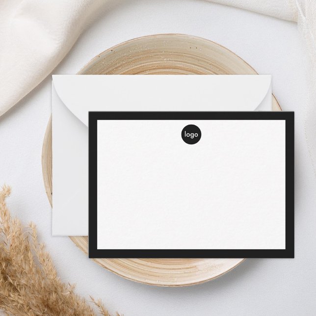 Minimalistische grenzübergreifende Logo-Geschäfte Mitteilungskarte (Von Creator hochgeladen)