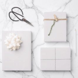 Minimalistische griechische Villa Weiß vorbehalten Geschenkpapier Set