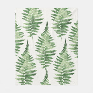 Minimalistische Grüne ernährende botanische Illust Fleecedecke
