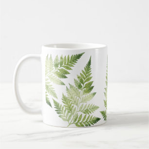 Minimalistische Grüne ernährende botanische Illust Kaffeetasse