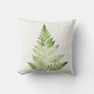 Minimalistische Grüne ernährende botanische Illust Kissen