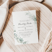 Minimalistische Grüne Eukalyptus Nuestra Boda
