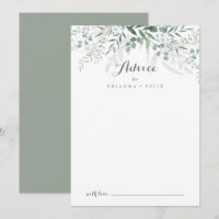 Minimalistische Grüne Eukalyptus Wedding