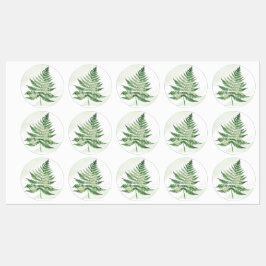 Minimalistische Grüne Hochzeit Etiketten