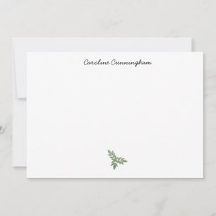 Minimalistische, grüne LASF-Spritzenkarte Mitteilungskarte