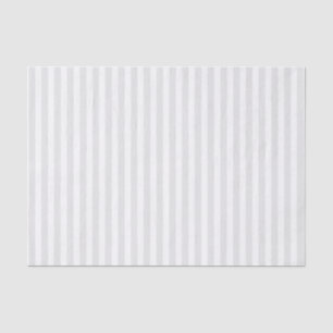 Minimalistische, hellgraue und weiße Streifen Seidenpapier