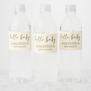 Minimalistische Hello Baby Baby Shower