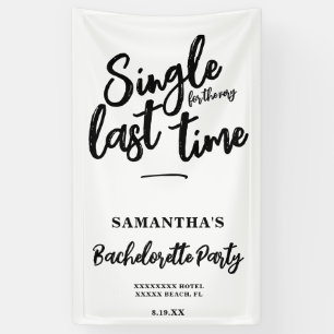Minimalistische Henparty Banner