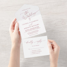 Minimalistische Hochzeit